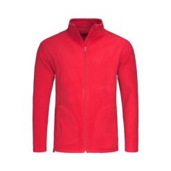 Męska Zwykła Bluza Polarowa. Czerwone bluzy bez kaptura męskie Stedman, m, z polaru. Za 118.99 zł.