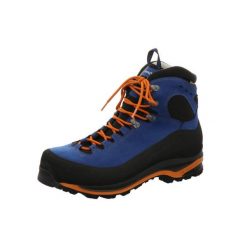Buty trekkingowe męskie Aku Superalp V-light Gtx. Niebieskie buty trekkingowe męskie Aku, z materiału, bez zapięcia, trekkingowe. Za 1,453.00 zł.