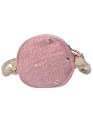 Clayre & Eef Torebka w kolorze jasnoróżowym - Ø 15 cm rozmiar: onesize. Różowe torebki klasyczne damskie Clayre & Eef, bez wzorów, z materiału, bez dodatków. Za 87.81 zł.