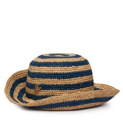 Kapelusz Tommy Hilfiger. Niebieskie kapelusze damskie Tommy Hilfiger, bez wzorów. Za 289.99 zł.