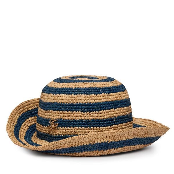 Kapelusz Tommy Hilfiger. Niebieskie kapelusze damskie Tommy Hilfiger, bez wzorów. Za 289.99 zł.