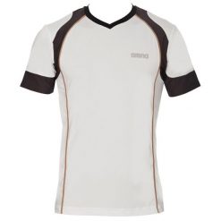 Koszulka męska Arena Perf T-Shirt techniczna. Białe t-shirty męskie Arena, m, bez wzorów, bez kołnierzyka. Za 84.00 zł.