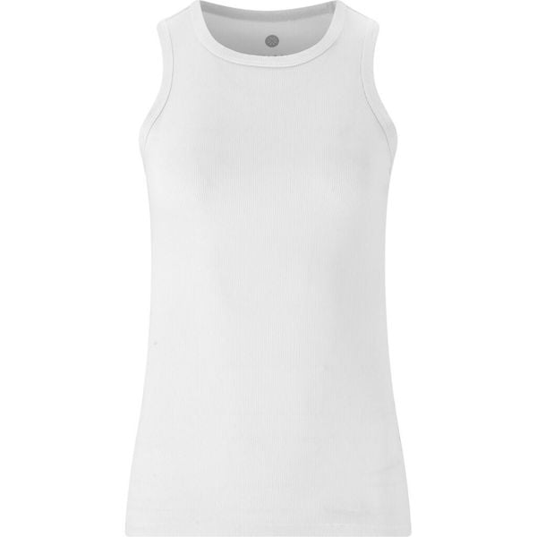 Damski tank top Athlecia Madilyn. Białe topy damskie Athlecia, bez wzorów, bez kołnierzyka. Za 113.50 zł.