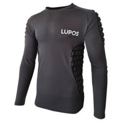 Koszulka bramkarska z ochraniaczami, pod koszulkę, Lupos XL. Czarne t-shirty sportowe męskie LUPOS, xl, bez ramiączek, do piłki nożnej. Za 180.58 zł.