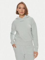 Calvin Klein Bluza Micro Logo K20K206631 Zielony Regular Fit. Zielone bluzy bez kaptura damskie CALVIN KLEIN, s, z bawełny. Za 399.99 zł.