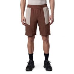 Męskie wodoodporne spodenki trekkingowe Siroko Canmore Brown. Brązowe szorty męskie SIROKO, bez wzorów, z materiału. Za 216.00 zł.