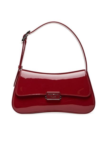 Emporio Armani Torebka EW001013 AF17287 U5068 Bordowy. Czerwone torebki klasyczne damskie Emporio Armani, bez wzorów, ze skóry, bez dodatków. Za 1,179.00 zł.