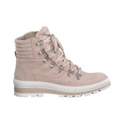 Tamaris Buty różowy female różowy 39. Czerwone botki damskie Tamaris, z polaru, klasyczne, bez obcasa, bez zapięcia. Za 399.00 zł.