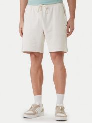 Tommy Hilfiger Szorty materiałowe Essential MW0MW37240 Écru Regular Fit. Szorty męskie Tommy Hilfiger, bez wzorów, z bawełny. Za 329.99 zł.