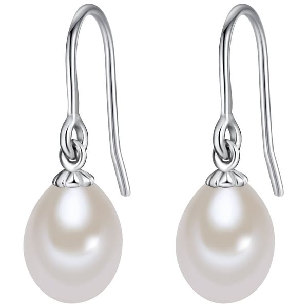 Lulu & Jane Srebro wysokiej pr óby Perła hodowlana słodkowodna Kolczyki 1 ct Damski. Białe kolczyki damskie Lulu & Jane, z perłą, srebrne. Za 179.99 zł.