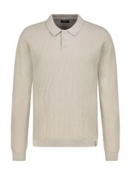 Eight2Nine Koszulka polo w kolorze kremowym rozmiar: L. Brązowe koszulki polo męskie Eight2Nine, l, bez wzorów, ze splotem, bez ramiączek. Za 113.99 zł.