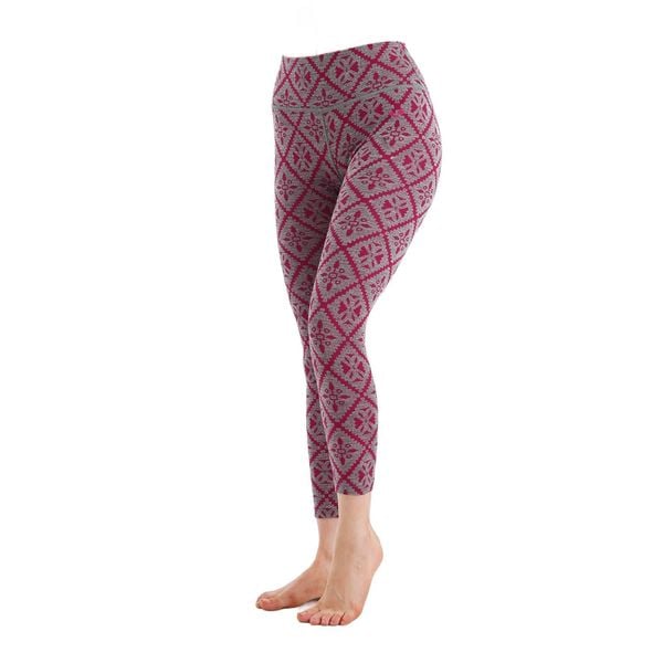 Venus - Legginsy termoaktywne (100% Merino / 230g/m²). Czerwone bielizna termoaktywna damska WOOLONA, m, bez wzorów, z wełny. W wyprzedaży za 351.00 zł.