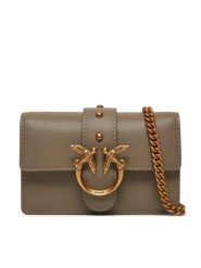 Pinko Torebka Love One Micro C . AI 24-25 PCPL 100064 A0F1 Szary. Szare torebki klasyczne damskie Pinko, bez wzorów, ze skóry, wizytowe, bez kołnierzyka, bez ramiączek. Za 749.99 zł.