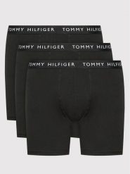 Tommy Hilfiger Komplet 3 par bokserek 3p Boxer Brief UM0UM02204 Czarny. Czarne bokserki męskie Tommy Hilfiger, bez wzorów, z bawełny. Za 119.99 zł.
