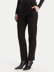 Marella Spodnie materiałowe Eresia 2525136062 Czarny Regular Fit. Czarne spodnie materiałowe damskie Marella, bez wzorów, z materiału. Za 449.99 zł.