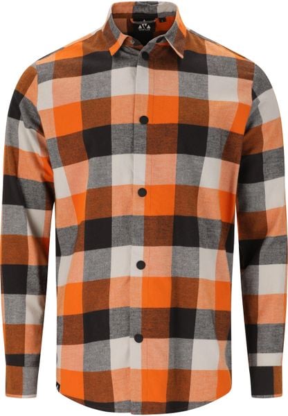 Koszula Whistler Riglet. Brązowe koszule męskie WHISTLER, m, bez wzorów, z bawełny, bez kołnierzyka, bez ramiączek. Za 223.00 zł.