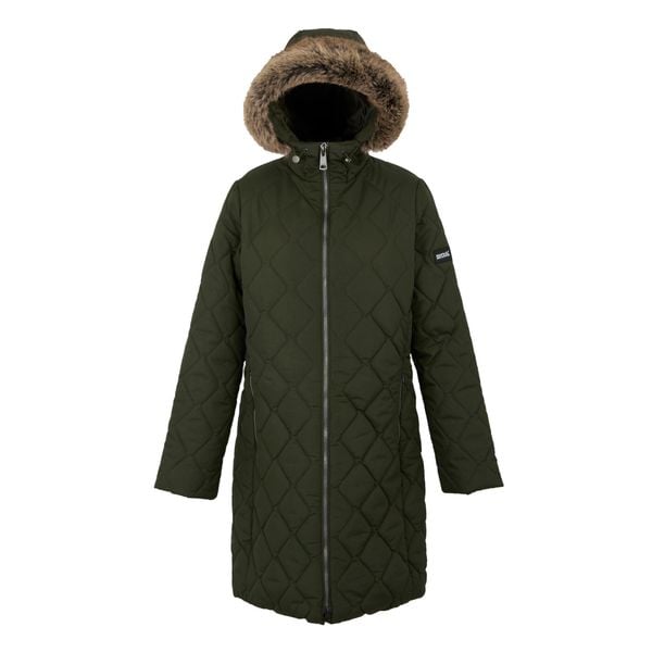 Parka Damska Ocieplana Fritha III. Zielone parki damskie Regatta, xs, bez wzorów. Za 147.99 zł.
