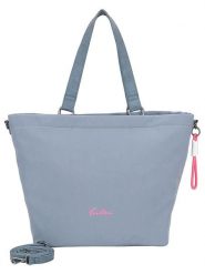 Fritzi aus Preußen Shopper bag "Lea" w kolorze niebieskoszarym - 33 x 32 x 16 cm rozmiar: onesize. Niebieskie shopper bag damskie Fritzi aus Preußen, bez wzorów, z materiału, na ramię, bez dodatków. Za 172.08 zł.