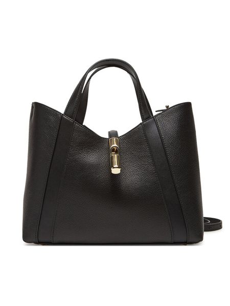 Furla Torebka Goccia S WB01789 BX3353 KH O6000 Czarny. Czarne torebki klasyczne damskie Furla, bez wzorów, ze skóry, bez dodatków. Za 1,369.00 zł.