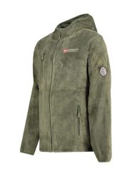 Geographical Norway Kurtka polarowa "Upload" w kolorze khaki rozmiar: XXL. Brązowe kurtki męskie Geographical Norway, xxl, bez wzorów, z polaru, bez kaptura. Za 118.84 zł.