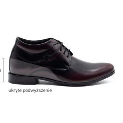 Lukas Buty męskie podwyższające 300LU kabir czarne. Czarne buty wizytowe męskie bez zapięcia. Za 408.14 zł.
