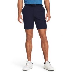 Szorty Under Armour Matchplay Tapered. Niebieskie szorty męskie Under Armour, bez wzorów, z materiału, sportowe. Za 211.50 zł.