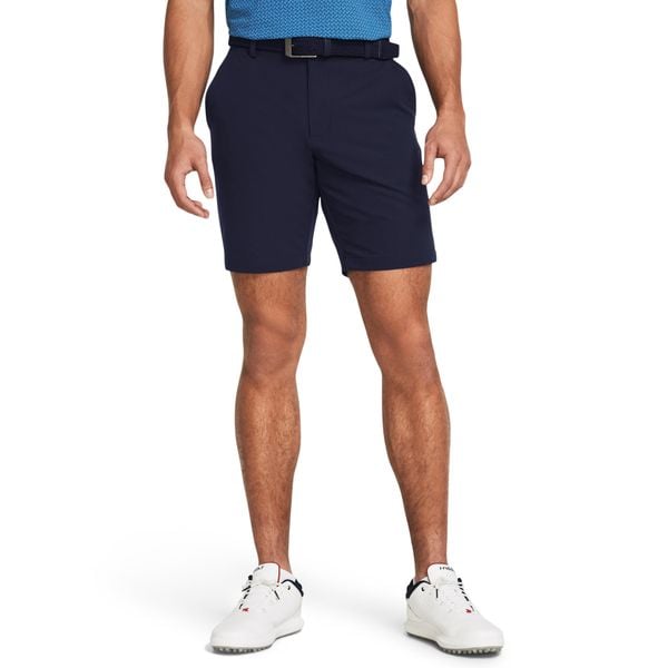 Szorty Under Armour Matchplay Tapered. Niebieskie szorty męskie Under Armour, bez wzorów, z materiału, sportowe. Za 211.50 zł.