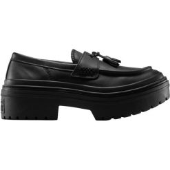 Buty sportowe Converse Chuck Taylor All Star Lugged Heel Loafer. Czarne buty sportowe na co dzień damskie Converse, bez wzorów, ze skóry ekologicznej. Za 690.00 zł.