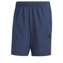 Krótki adidas Aeroready Designed 2 Move Woven Sport. Niebieskie szorty sportowe męskie Adidas, s, z materiału, do biegania. Za 88.99 zł.
