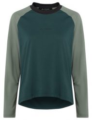 Koszulka damska Loamer LS Shirt. Zielone bluzki sportowe damskie Vaude, z materiału, bez kołnierzyka, bez ramiączek. Za 259.00 zł.