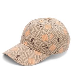 Czapka z daszkiem Disney 100. Brązowe czapki z daszkiem damskie Disney 100, bez wzorów. Za 49.99 zł.