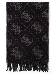 GUESS Szalik Kobiety czarny, ONE SIZE. Czarne szaliki i kominy damskie Guess, z aplikacjami, z żakardem. Za 239.95 zł.
