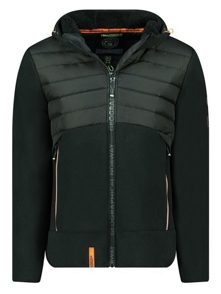 Geographical Norway Kurtka polarowa "Timeup" w kolorze czarnym rozmiar: S. Czarne kurtki męskie Geographical Norway, s, bez wzorów, z materiału, bez kaptura. Za 152.98 zł.