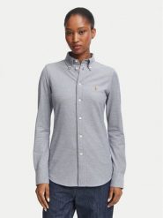 Polo Ralph Lauren Koszula 211924258504 Granatowy Slim Fit. Niebieskie koszule damskie Polo Ralph Lauren, s, bez wzorów, z bawełny, bez kołnierzyka, bez ramiączek. Za 769.99 zł.