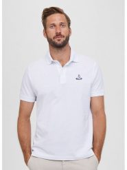 Façonnable Koszulka polo w kolorze białym rozmiar: XL. Białe koszulki polo męskie Façonnable, xl, bez wzorów, z bawełny, bez ramiączek. Za 171.28 zł.