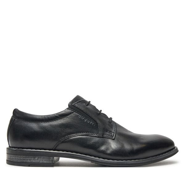 Półbuty Bugatti. Czarne buty wizytowe męskie Bugatti, bez zapięcia. Za 309.99 zł.