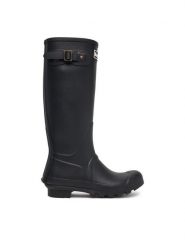 Barbour Kalosze Bede Tall Welly LRF0043BK11 Czarny. Czarne kalosze damskie Barbour, bez wzorów, z syntetyku. Za 464.99 zł.
