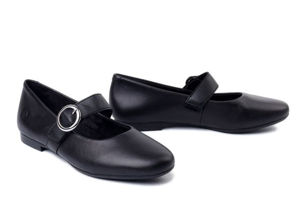 RIEKER REMONTE D0K14-00 black, baleriny damskie. Czarne baleriny damskie Rieker Remonte, bez wzorów, ze skóry, bez obcasa, na obcasie. Za 389.90 zł.