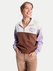 Roxy Bluza View Point Block ERJFT05014 Kolorowy Regular Fit. Bluzy bez kaptura damskie Roxy, l, z bawełny. Za 349.99 zł.