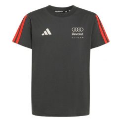 Koszulka Audi Formula One Team Dna. Czarne topy sportowe damskie Adidas, bez wzorów, z bawełny, bez ramiączek. Za 149.00 zł.