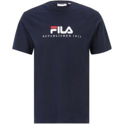 T-shirt Męski Bedburg. Niebieskie t-shirty męskie Fila, l, bez wzorów, bez kołnierzyka. Za 138.99 zł.