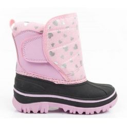 Śniegowce Lee Cooper LCJ-24-44-2863K różowe. Czerwone śniegowce dziewczęce z gumy. Za 214.66 zł.