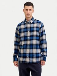Jack & Jones Koszula Blubarkley 12286224 Granatowy Regular Fit. Niebieskie koszule męskie Jack & Jones, m, bez wzorów, z bawełny, bez kołnierzyka, bez ramiączek. Za 109.99 zł.