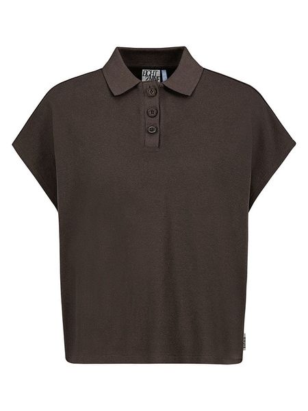 Eight2Nine Koszulka w kolorze brązowym rozmiar: XS. Brązowe bluzki damskie Eight2Nine, xs, bez wzorów, z bawełny, bez kołnierzyka, bez ramiączek. Za 46.95 zł.
