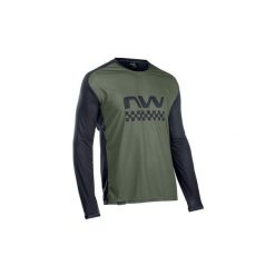 Koszulka rowerowa mtb NORTHWAVE EDGE Jersey LS zielona. Czarne t-shirty sportowe męskie Northwave, s, z jersey, bez ramiączek, rowerowe. Za 160.00 zł.
