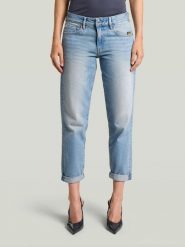 G-Star Dżinsy - Boyfriend fit - w kolorze błękitnym rozmiar: W31/L32. Niebieskie jeansy damskie G-Star, z podwyższonym stanem. Za 274.95 zł.