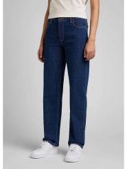 Lee Dżinsy - Comfort fit - w kolorze granatowym rozmiar: W32/L31. Niebieskie jeansy damskie Lee, z podwyższonym stanem. Za 78.28 zł.