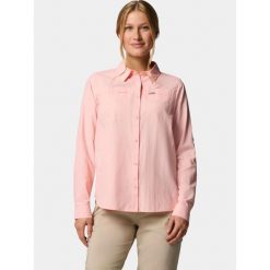 Koszulka turystyczna damska Columbia Silver Ridge 3.0. Czerwone bluzki damskie Columbia, xs, bez wzorów, bez kołnierzyka. W wyprzedaży za 296.65 zł.