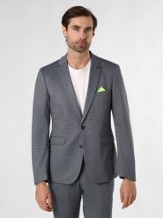 Finshley & Harding London kurtka modułowa - Brixdon Mężczyźni Slim Fit niebieski, 56. Niebieskie kurtki treningowe męskie Finshley & Harding London, m, bez wzorów, z dżerseju. Za 699.95 zł.