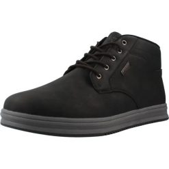 Buty SKECHERS PALMIRO-WALLACE Czarny. Czarne buty trekkingowe męskie Skechers, ze skóry, bez zapięcia, na fitness i siłownię. Za 360.99 zł.